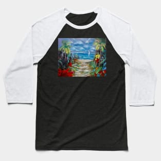 Path to the Beach 1 Baseball T-Shirt